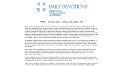 Desktop Screenshot of dailydevotions.org